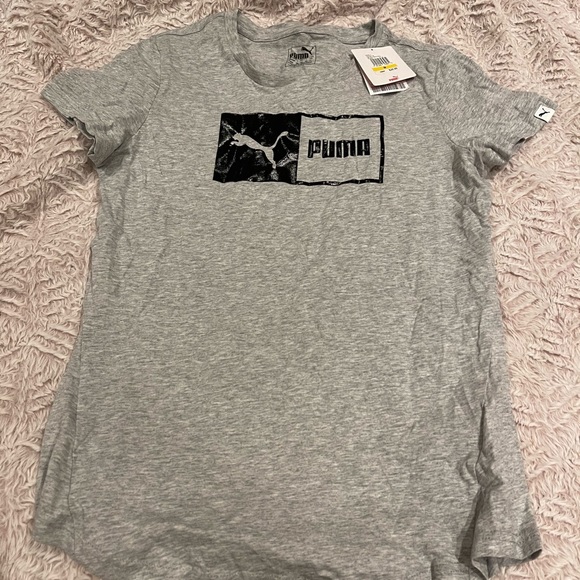 NWT grey puma t shirt size medium - Picture 1 of 4